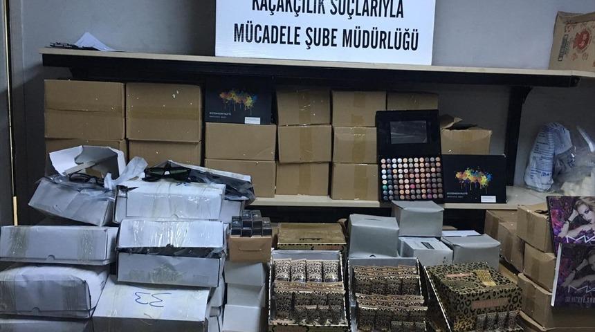 Ankara'da son dakika operasyonu! Sigara, kozmetik ürün, güneş gözlüğü...