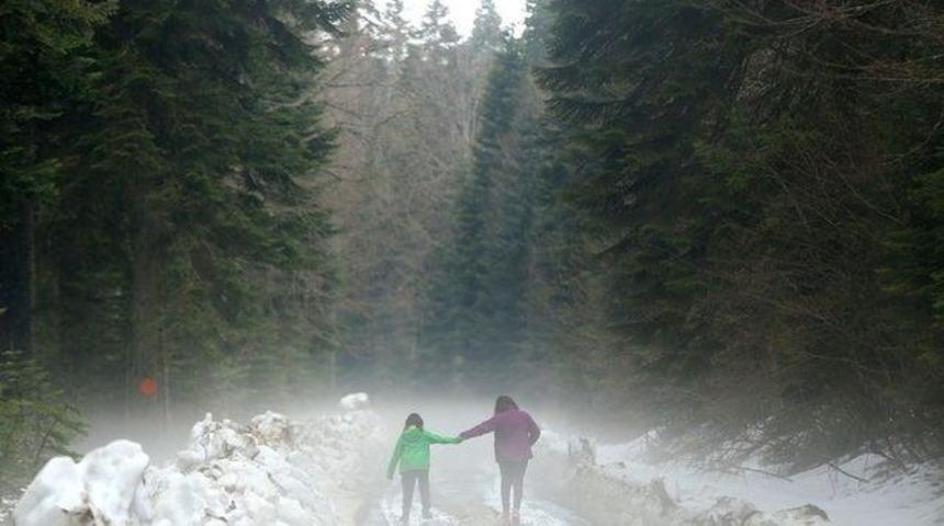 Batı Karadeniz yaylalarında iki mevsim g&uuml;zelliği 