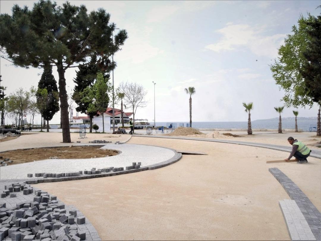 B&uuml;y&uuml;k&ccedil;ekmece sahilleri yaz mevsimine hazırlanıyor