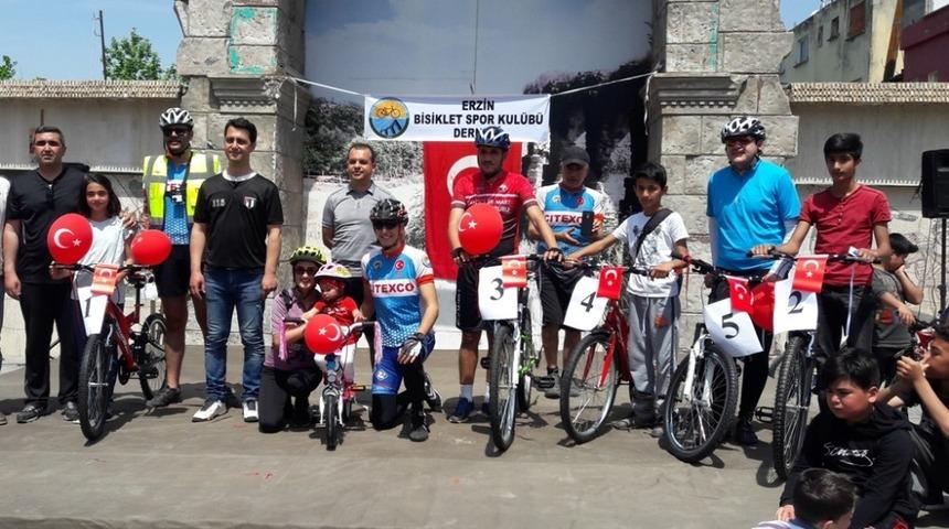 Erzin’de bisiklet turu düzenlendi