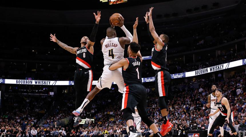 Denver Nuggets, Portland Trail Blazers karşısında seriye galibiyetle başladı
