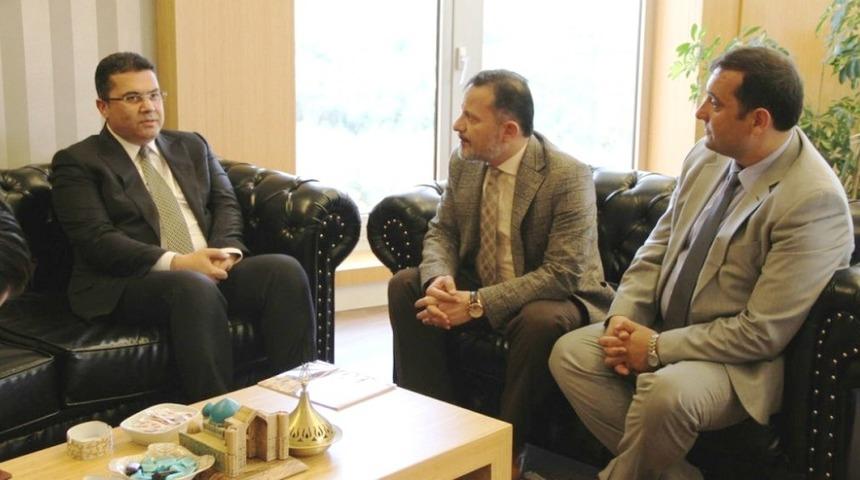 Öğretim üyesi Ersoy’dan Rektör Gören’e ziyaret