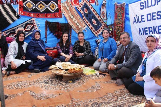 Silopi HEM’den halaylı yıl sonu sergisi