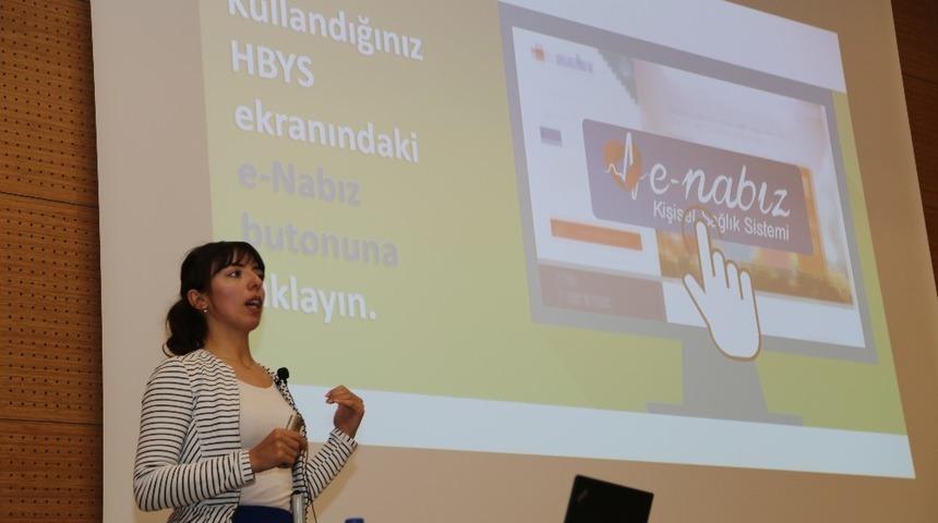 Sağlık M&uuml;d&uuml;rl&uuml;ğ&uuml; &lsquo;E-Nabız Eğitimi&rsquo; verdi