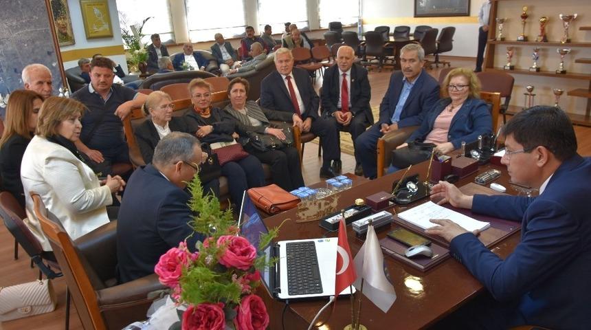 Nazilli Kent Konseyi&rsquo;nden Başkan &Ouml;zcan&rsquo;a ziyaret