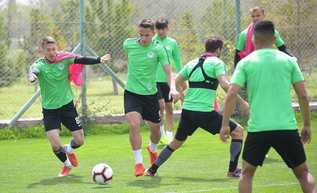 Atiker Konyaspor, Alanyaspor maçı hazırlıklarına başladı