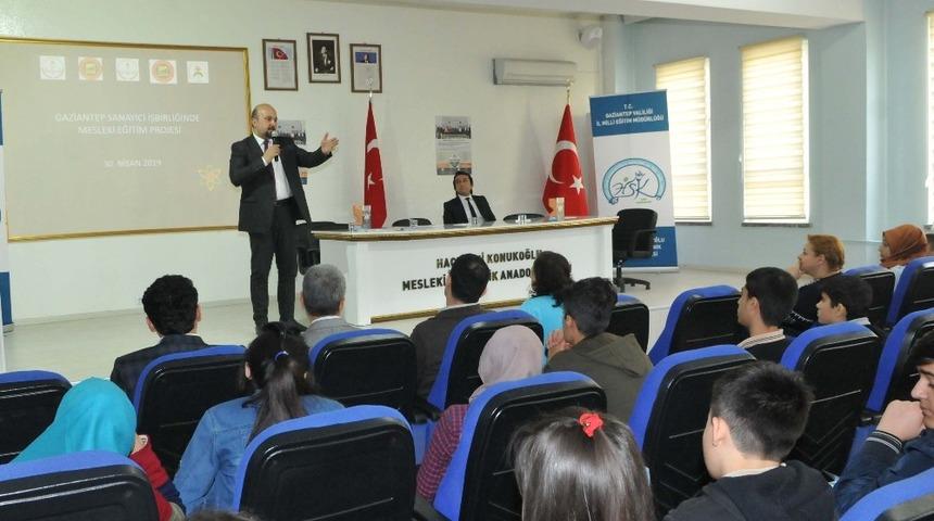 Lise &ouml;ğrencilerine GASİMEP projesi anlatıldı