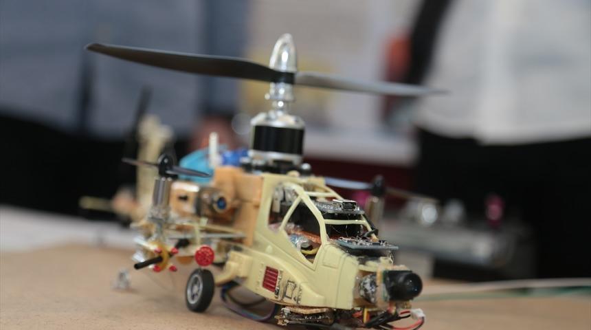 Üniversite öğrencileri yaptı: Terör yuvalarında kendini "feda" edecek helikopter