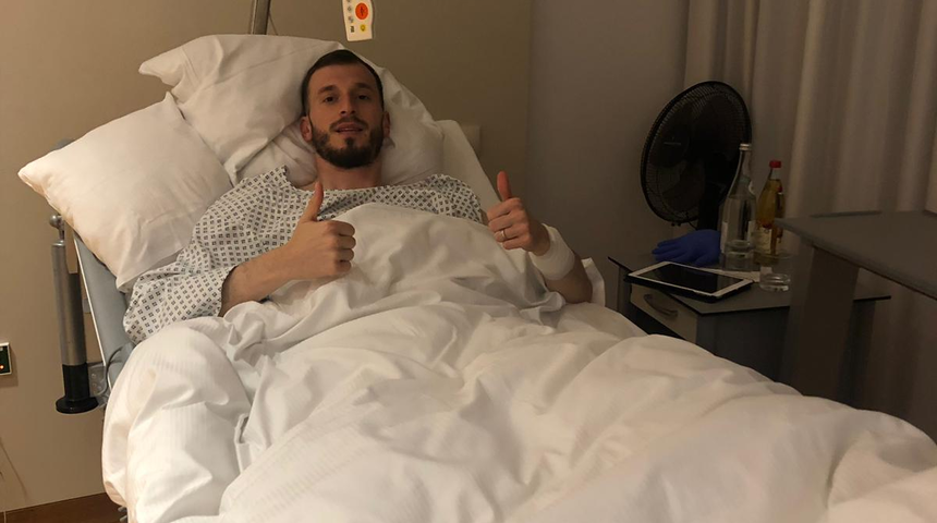 Atiker Konyasporlu futbolcu Petar Filipovic ameliyat oldu