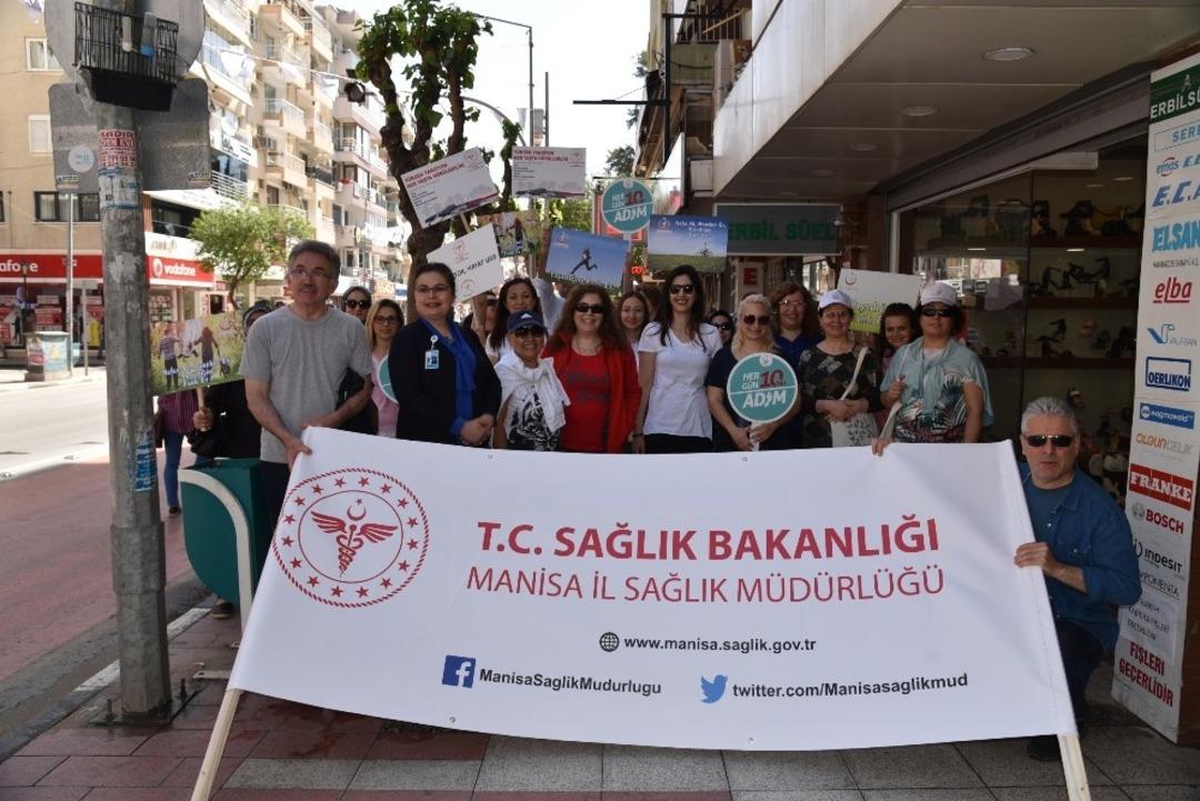 Manisalılar sağlık i&ccedil;in hareket ediyor