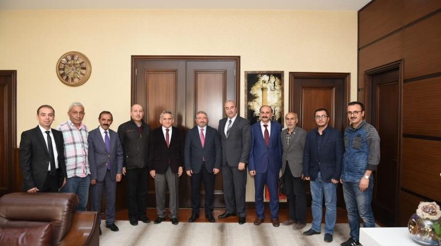 Gazeteciler Cemiyet’ten Aşgın’a ‘hayırlı olsun’ ziyareti