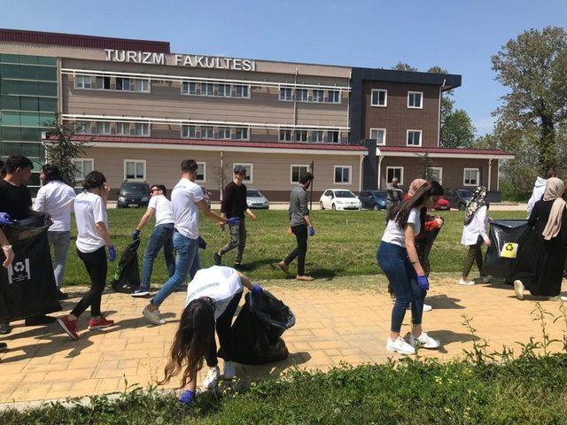 Sıfır atık liderleri OMÜ için sahadalar