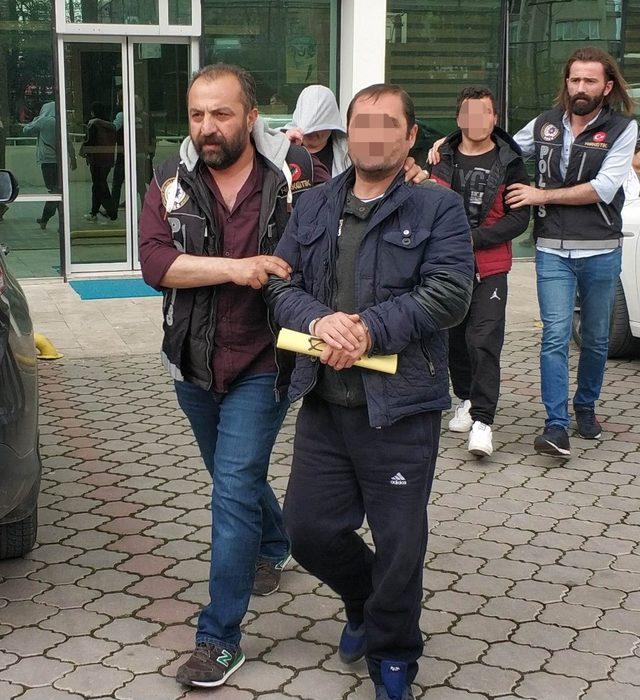 Samsun’da uyuşturucu ticaretinden 5 kişi tutuklandı