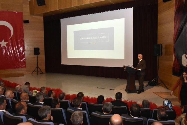 Gümüşhane’de muhtarlara bilgilendirme toplantısı yapıldı