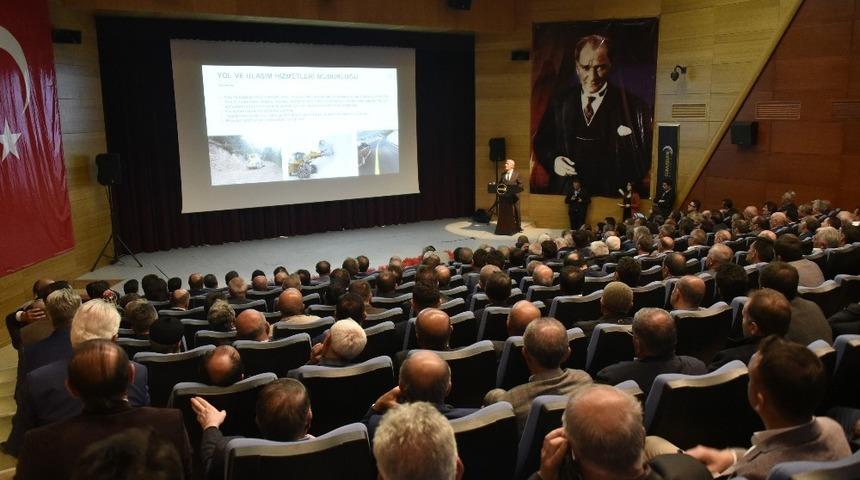 G&uuml;m&uuml;şhane&rsquo;de muhtarlara bilgilendirme toplantısı yapıldı