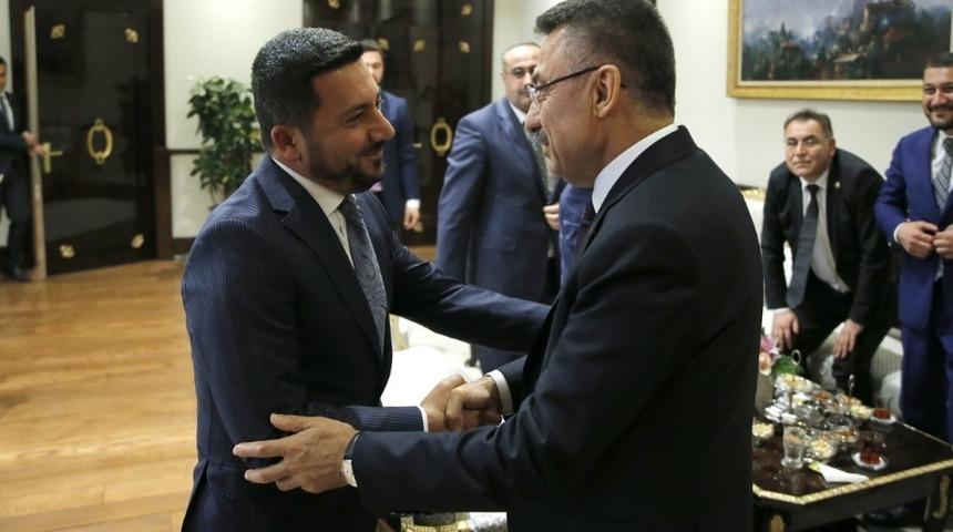 Cumhurbaşkanı Yardımcısı Fuat Oktay, Belediye Başkanı Rasim Arı’yı kabul etti