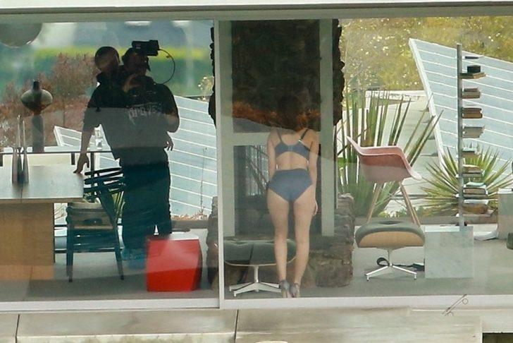 Havuzlu villada gizlice görüntülendiler!  G4