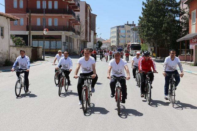 Altıntaş’ta ’Sağlık için pedal çevir’ etkinliği