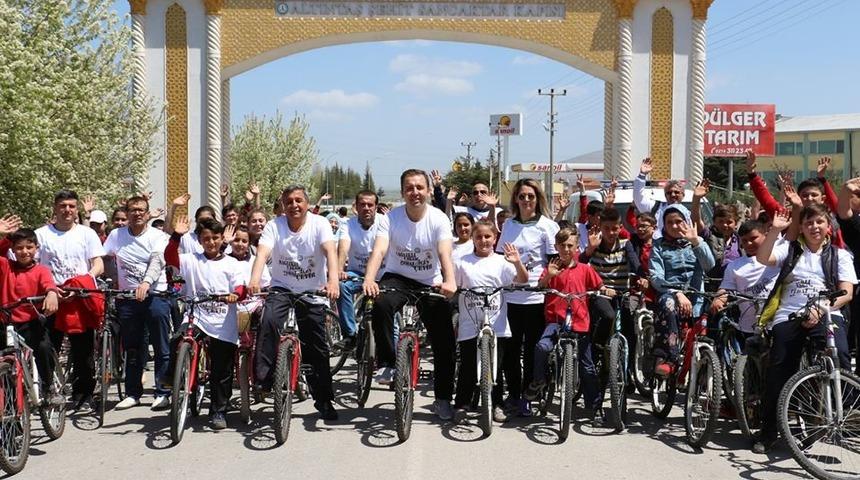 Altıntaş’ta ’Sağlık için pedal çevir’ etkinliği