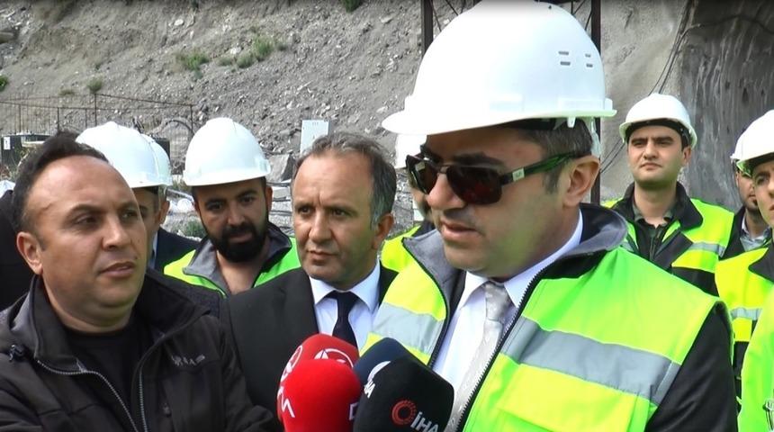 Vali Memiş Pirinkayalar Tüneli’nde incelemede bulundu