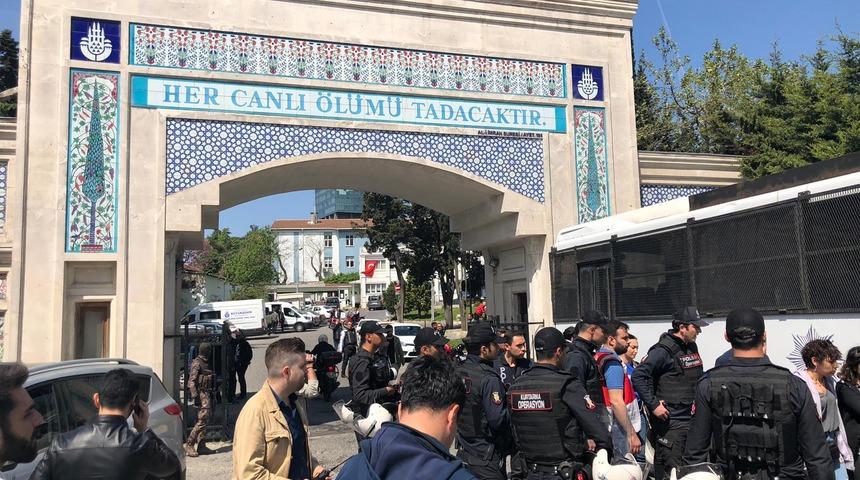 Zincirlikuyu'dan Taksim'e yürümek isteyen 8 kişi gözaltına alındı