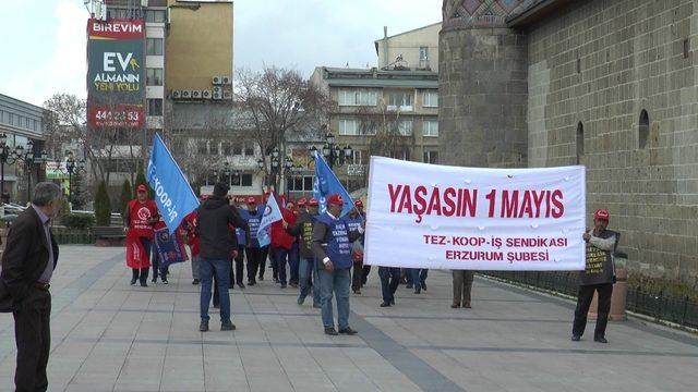 Erzurum’da 1 Mayıs Emek ve Dayanışma Günü