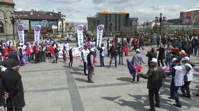 Erzurum’da 1 Mayıs Emek ve Dayanışma Günü