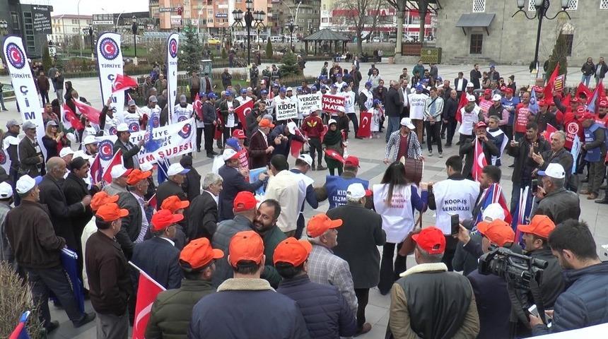 Erzurum&rsquo;da 1 Mayıs Emek ve Dayanışma G&uuml;n&uuml;