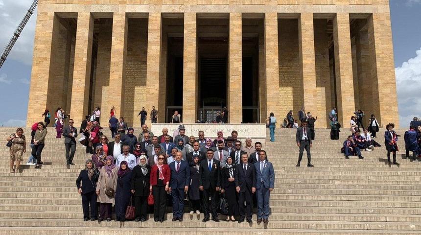 Şehit ailelerinden Anıtkabir ve TBMM ziyareti