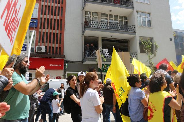 Tokat'ta 1 Mayıs kutlamalarında İstiklal Marşı gerginliği