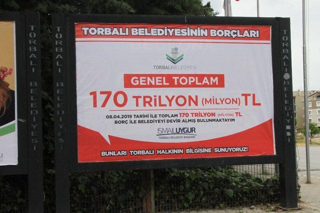 Torbalı Beledi̇yesinin borcu 170 milyon