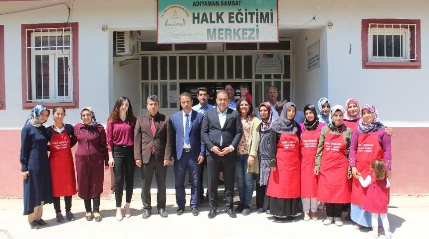 Samsat&rsquo;ta lezzetler yarıştı