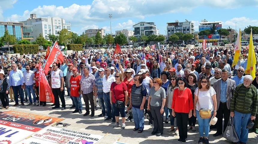 1 Mayıs iş&ccedil;i bayramı Didim&rsquo;de kutlandı