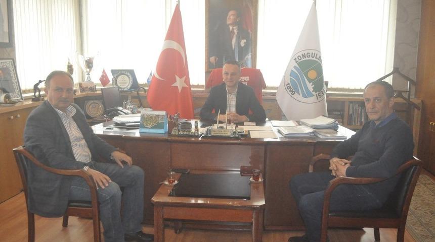 Amat&ouml;r spor kul&uuml;b&uuml; federasyonundan Başkan Alan&rsquo;a ziyaret