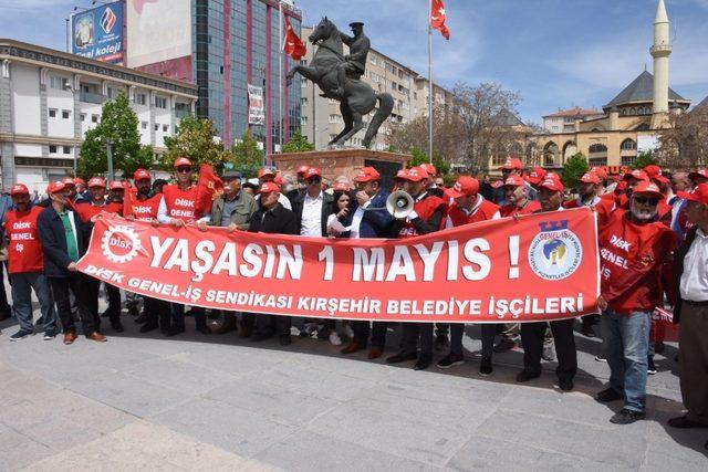 DİSK Bölge Temsilciliği Kırşehir’de 1 Mayıs kutlamalarına katıldı
