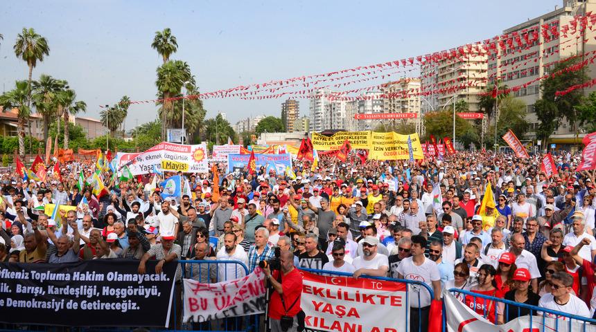 Adana'da 1 Mayıs coşkusu