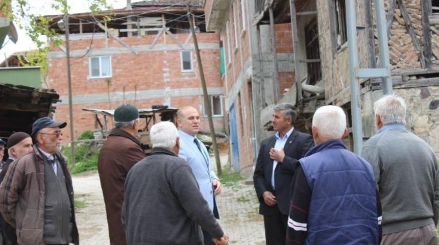 Kaymakam Taş k&ouml;y  muhtarlarını dinledi