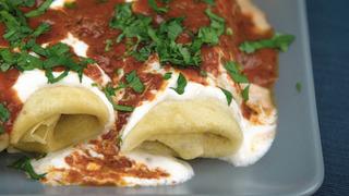 Mantı tadında kıymalı krep sarma nasıl yapılır?