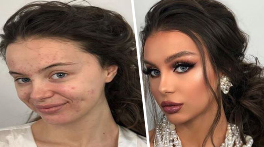 Makyajın ger&ccedil;ek g&uuml;c&uuml;n&uuml; g&ouml;steren inanılmaz fotoğraflar