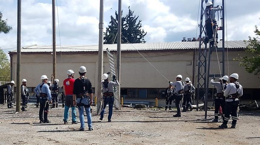 Yüksekte güvenli çalışma eğitimi