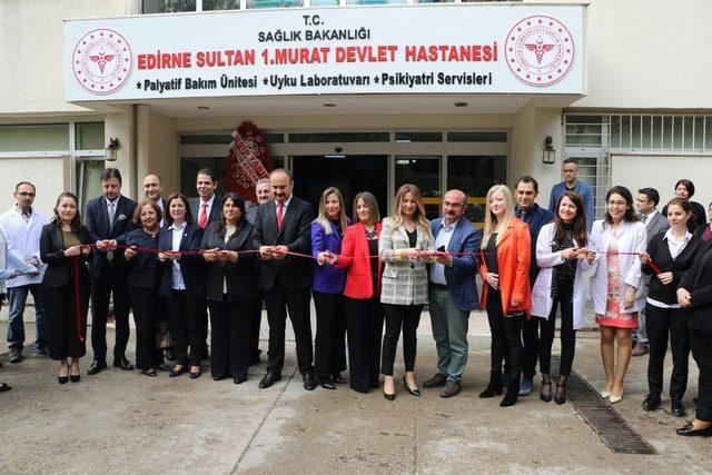 Edirne&rsquo;de Palyatif Bakım &Uuml;nitesi hayırseverler tarafından yenilendi 1