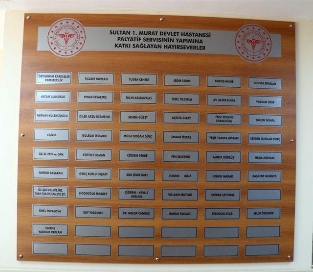 Edirne&rsquo;de Palyatif Bakım &Uuml;nitesi hayırseverler tarafından yenilendi 4