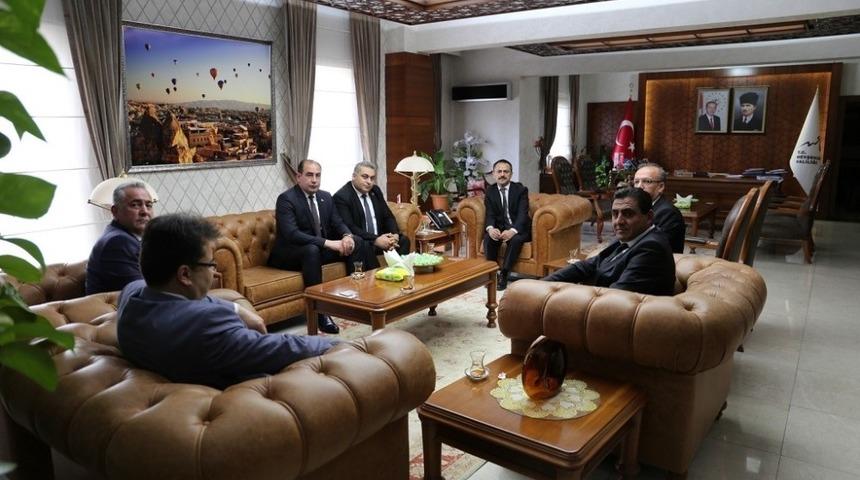 MHP’li Belde Belediye Başkanları, Vali Aktaş’ı ziyaret etti