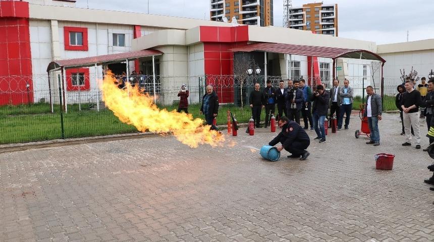 Önce eğitim verildi sonra tatbikat yapıldı