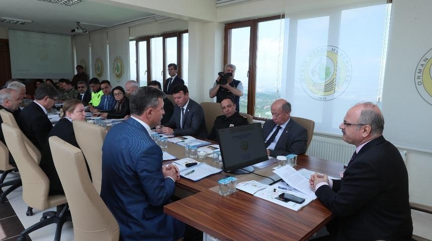 &ldquo;Orman Yangınları İle M&uuml;cadele Komisyonu&rdquo; toplandı