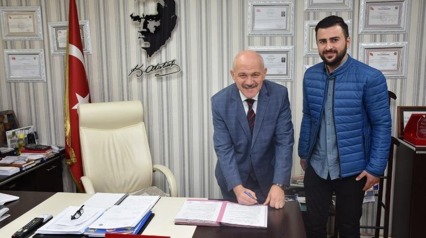 Asfalt plenti s&ouml;zleşmesi imzalandı