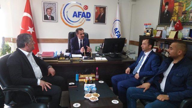 AFAD-SEN Genel Başkanı Çelik’ten Siirt ziyareti