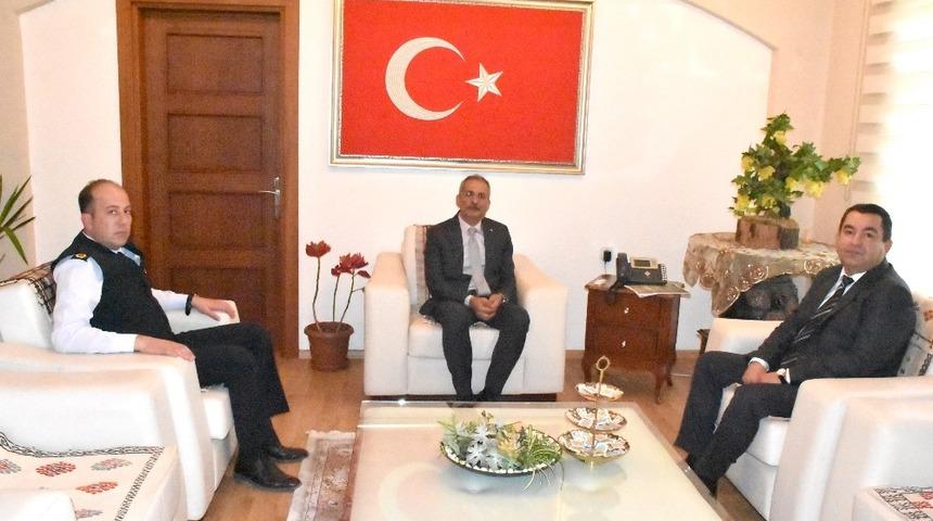Emniyet ve jandarmadan Başkan Bozdağan&rsquo;a ziyaret