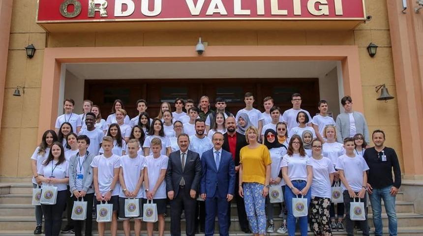 Alman &ouml;ğrenciler Ordu&rsquo;da