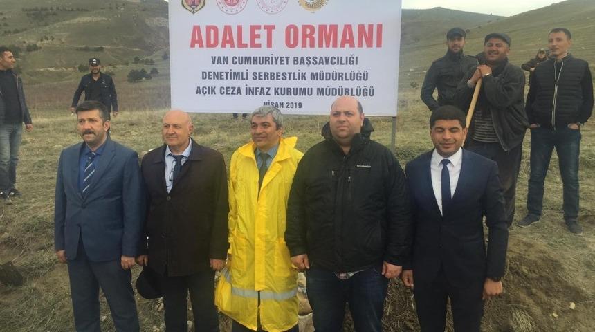 Van’da ‘Adalet Ormanı’ oluşturuldu